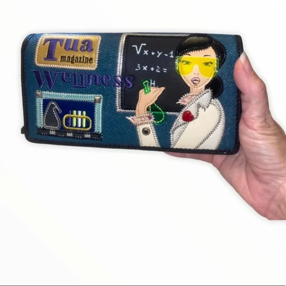 Braccialini Woman Scientist Zipper‎ Wallet NEW​